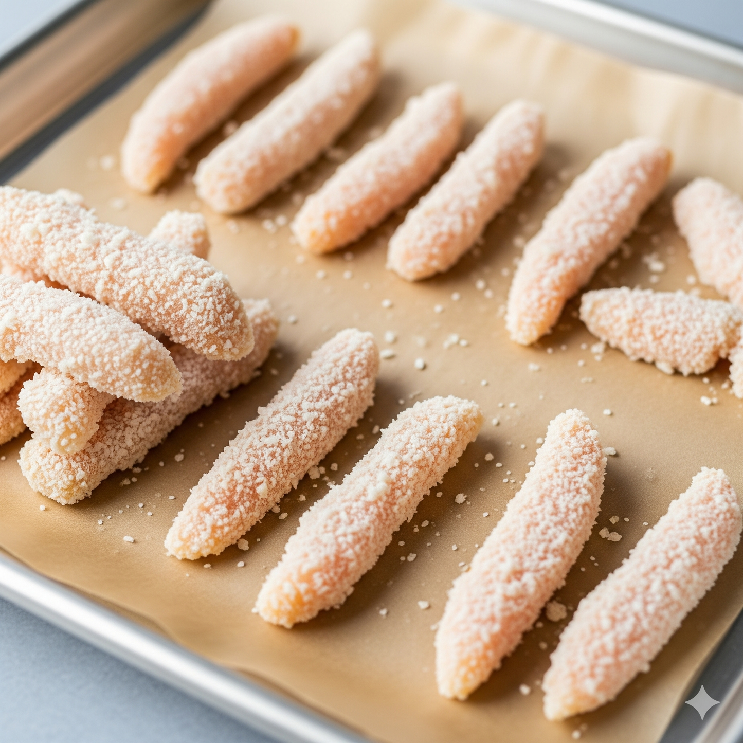 Uncooked Chicken Fries