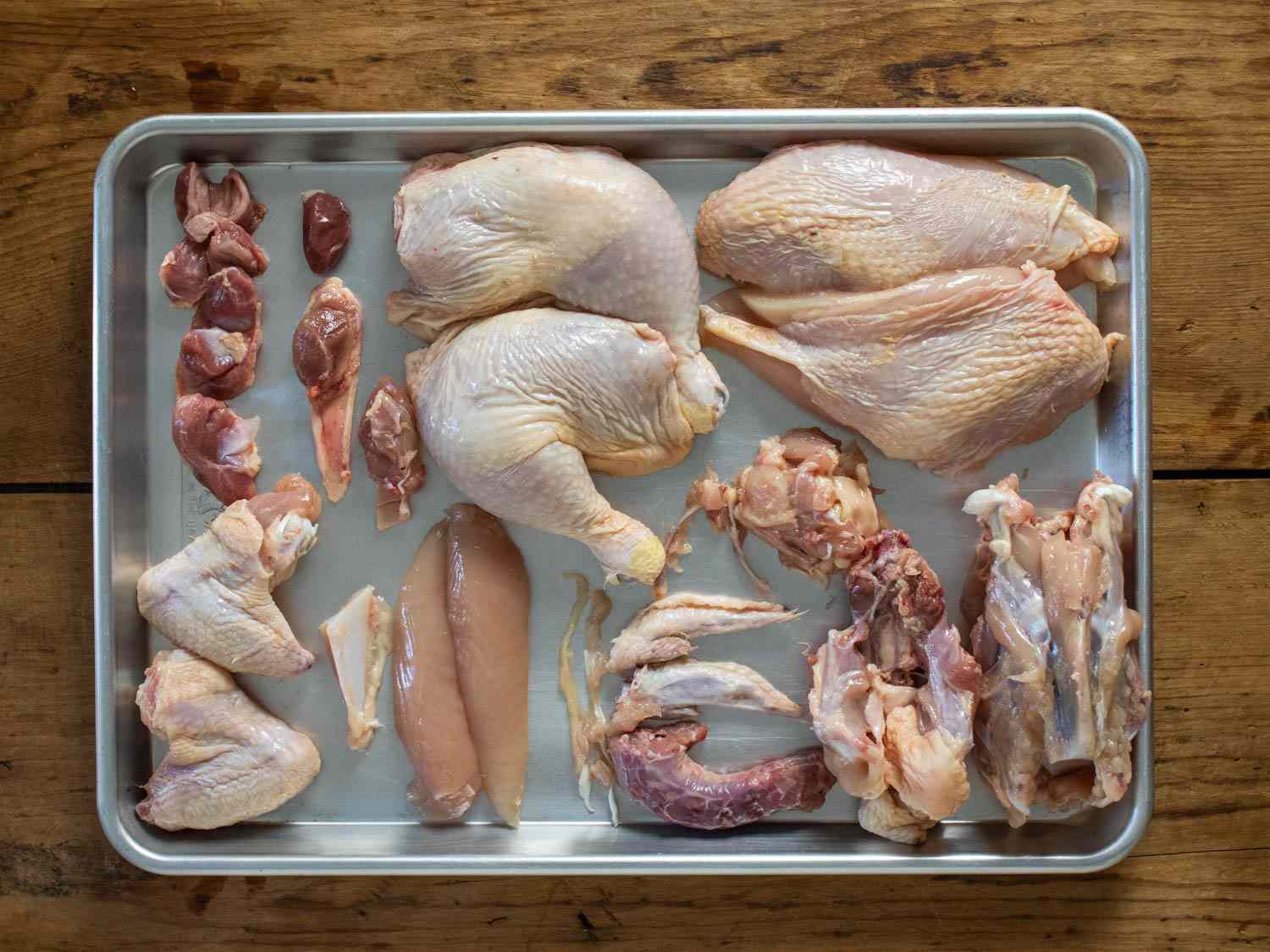 Fresh chicken meat