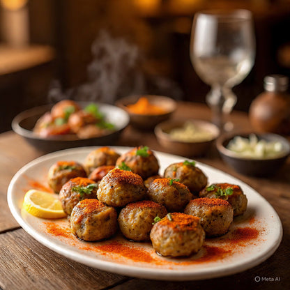 Uncooked Chicken Gole Kebab