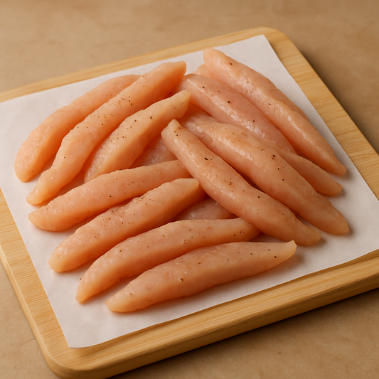 Uncooked Chicken Strips